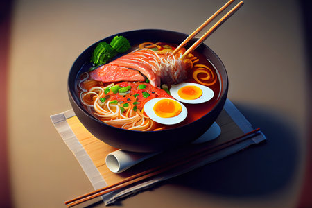 Japanese Donburi food Ai generativeの素材