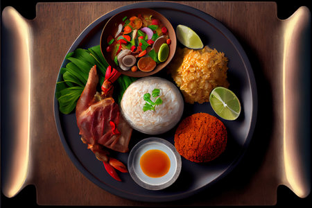 Thai Khao Niao food Ai generativeの素材