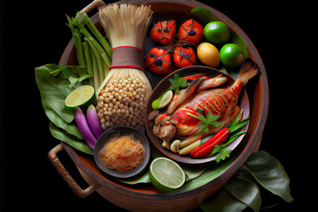 Thai Khao Niao food Ai generativeの素材
