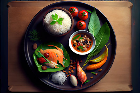 Thai Pla Plao food Ai generativeの素材