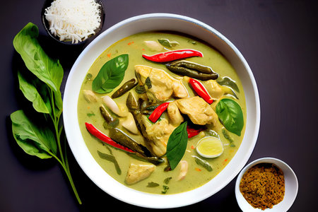 Delicious Thai Kaeng Khiao Wan Ai generativeの素材