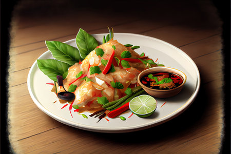 Thai Pla Plao food Ai generativeの素材