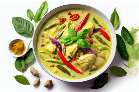 Thai Kaeng Khiao Wan Ai generativeの素材