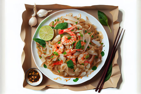 Thai Kuay Teow Neua food Ai generativeの素材