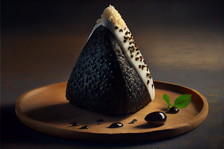 Delicious Japanese Onigiri food Ai generativeの素材