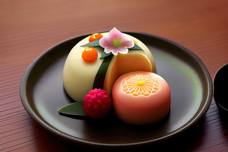 Special Japanese Wagashi food Ai generativeの素材