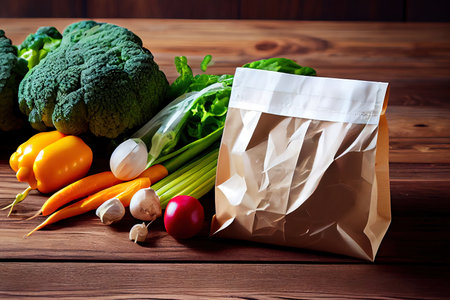 Energetic Healthy food vegetables Eco Ai generated imageの素材
