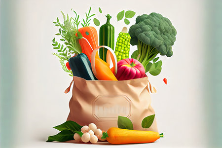 Zero waste lifestyle Plastic free Eco Envirommental things Ai generated imageの素材