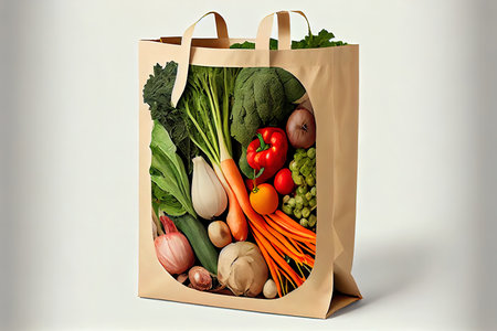 Zero waste lifestyle Plastic free Eco Ai generated imageの素材