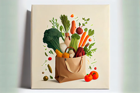Zero waste lifestyle Plastic free Eco Envirommental things Ai generated imageの素材