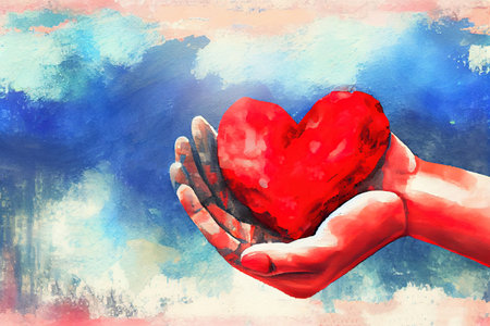 Health insurance, Charity volunteer donation. Generative Aiの素材