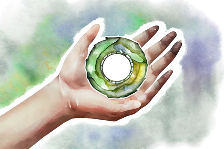 Sustainable strategy approach to eliminate waste and pollution. Generative Aiの素材