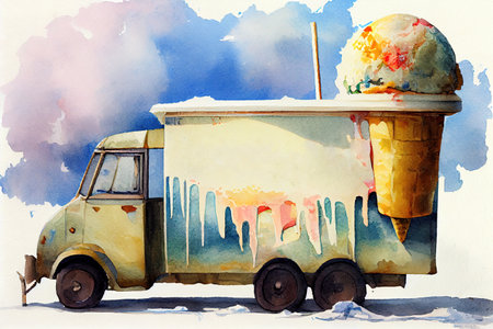 grass and morning dew, watercolor oil painting effect. Generative Aiの素材