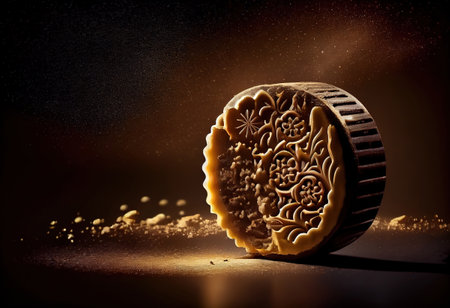 concept for mid autumn festival with copy space for text. Generative Aiの素材