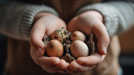 Eco green sustainable living concept. Generative Aiの素材