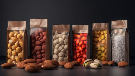 Vegan shop. Sports nutrition. Diet. Healthy food. Generative Aiの素材