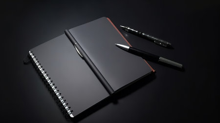 Content creator table concept. Laptop computer, modern wireless electronic gadget. Generative Aiの素材