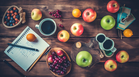 Healthy Business Active lifestyles concept. Generative Aiの素材