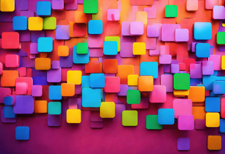 Social media icons arranged in a row over blue background. Generative Aiの素材