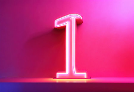 pink blue gradient neon light glowing in the dark. Generative Aiの素材