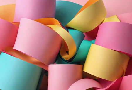 Abstract background with swirl paper design. Generative Aiの素材