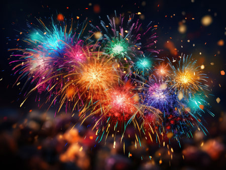 Watercolor new year 2023 backgroundの素材