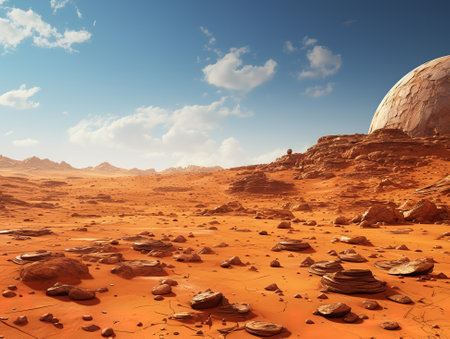 Outer space surface landscapeの素材