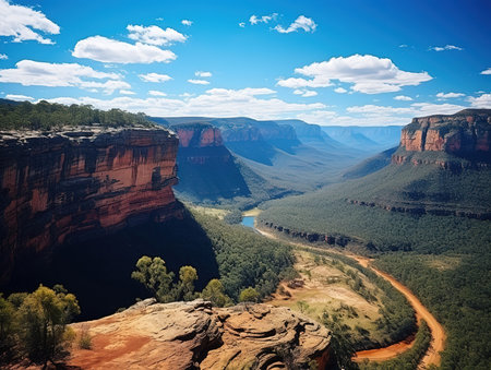 Vertical shot of the devils punchbowl, arthur's pass, new zealandの素材
