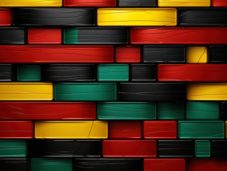 Abstract wallpaper colorful design, shapes and textures, colored backgroundの素材