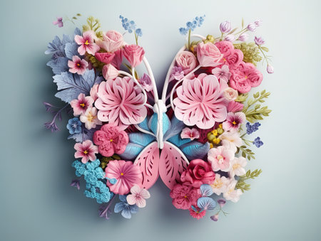 3D illustration of the human organ systems Human internal organsの素材