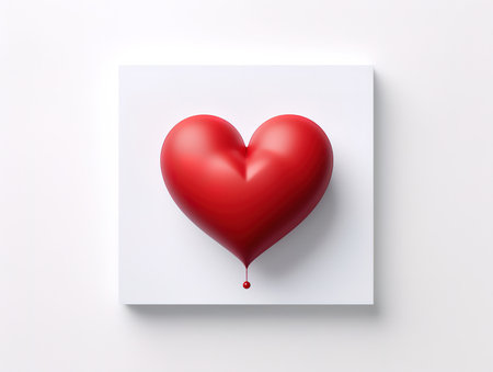 Red roses under paper cut heart, beautiful text happy valentine's dayの素材