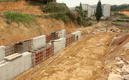 The building siteのeditorial素材
