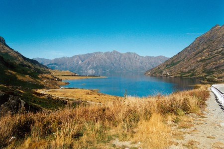 New Zealand Lakeの写真素材