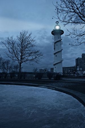 Lighthouse in the dawn