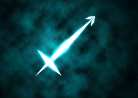 Sagittarius zodiac signの写真素材