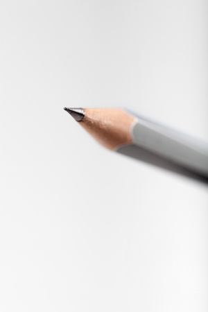 macro shot of a grey pencil with a shallow DOFの写真素材