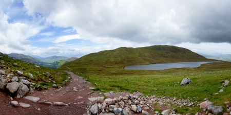 The Lochan Meall at Meall an t-Suidhe at the Footpath to Ben Nevis, Scotland
