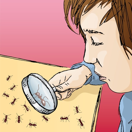 Learn by observingのイラスト素材