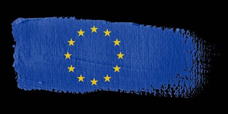 Brushstroke Flag Europe