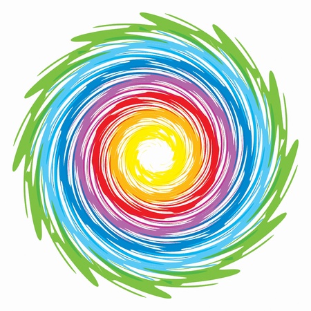 Rainbow colorsの写真素材