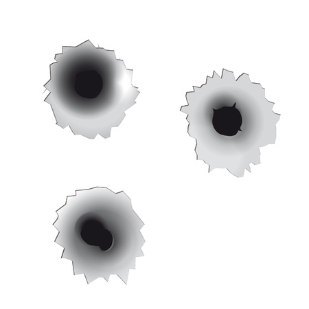 bullet holesのイラスト素材
