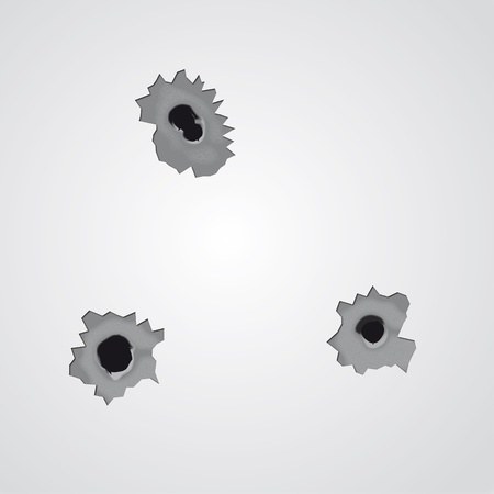 bullet holesのイラスト素材
