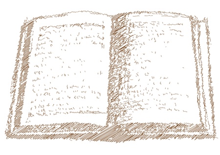 open bookのイラスト素材