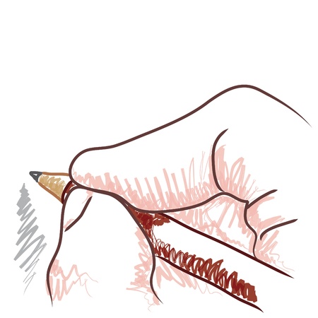 hand drawingのイラスト素材