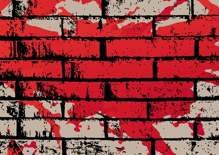 wall stainedのイラスト素材