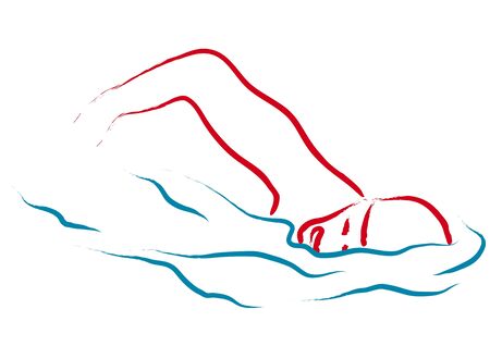 swimのイラスト素材