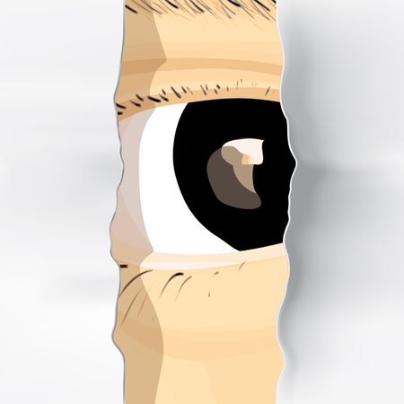 Watch hiddenのイラスト素材