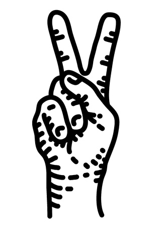 symbol of victoryのイラスト素材