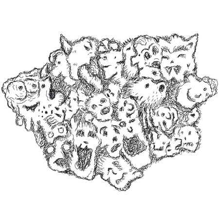 monstersのイラスト素材