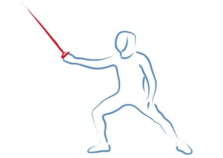 fencingのイラスト素材